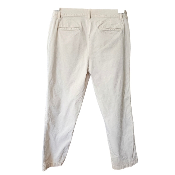 Banana Republic Roll Up City Chino Stone Twill Pants Size 10 - Picture 13 of 16